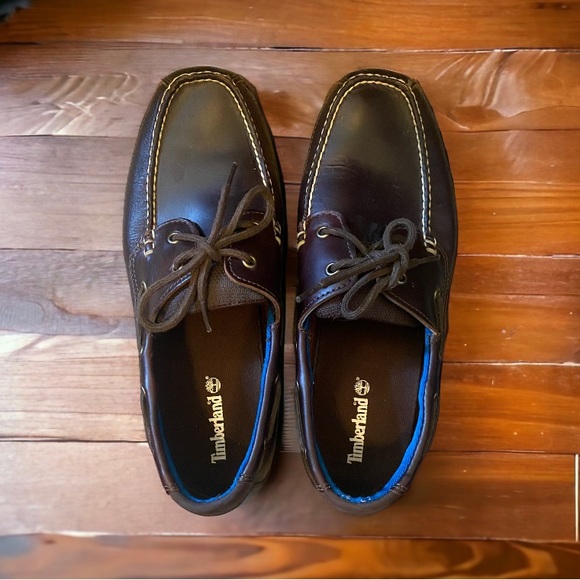 Timberland Classic Leather Boat Shoes Size 10.5 - Picture 4 of 5